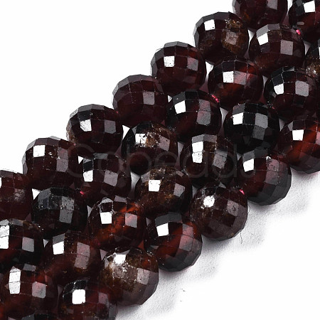 Natural Orange Garnet Beads Strands X-G-T108-60-1