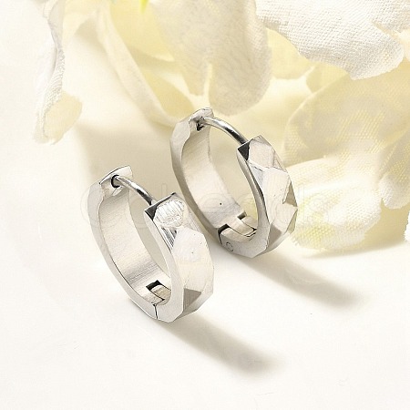 304 Stainless Steel Hoop Earrings for Women EJEW-C096-45P-1