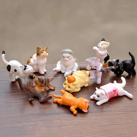 Cute and Adorable Cat Family Doll Ornaments PW-WG86898-01-1