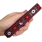 6.8M Ethnic Style Polyester Jacquard Flower Ribbon, Red, 3/4 inch(20mm), about 7.44 Yards(6.8m)/Roll