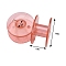 Plastic Bobbins, Sewing Thread Holders, for Sewing Tools, Light Salmon, 20x11mm, 10pcs/set