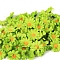 Artificial Silk Chrysanthemum Daisy Flowers Heads, for Wedding Home Party Decoration Hair Clip Wreath Decorative , Green Yellow, 42x42x15mm