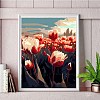 Tulip Flower DIY Natural Scenery Pattern 5D Diamond Painting Kits PW-WG92504-09-1