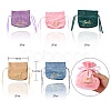 10Sets 5 Colors Velvet Jewelry Drawstring Gift Bags TP-CJ0001-02-2