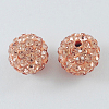 Pave Disco Ball Beads X-RB-A130-10mm-15-1