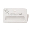 Paper & Plastic Single Earring Display Card with Word Stainless Steel CDIS-L009-11-1