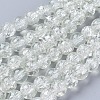 8MM Clear Crackle Glass Round Beads Strands for DIY Jewelry X-CCG-Q001-8mm-01-2