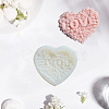 Valentine's Day Love Heart Soap DIY Food Grade Silicone Mold PW-WG51517-01-5