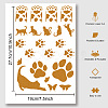 PET Hollow Out Drawing Painting Stencils DIY-WH0403-021-2