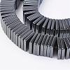 Non-magnetic Synthetic Hematite Beads Strands G-F396-18-10x2mm-1