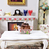 Porcelain Miniature Teapot Ornaments PORC-PW0001-051-2