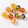 Resin Round Beads RB660Y-1