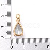 Golden Brass Micro Pave Cubic Zirconia Pendants KK-K350-01G-02-3