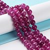 Dyed Natural Malaysia Jade Beads Strands G-G021-02A-03-2