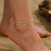 Beach Style Adjustable Imitation Pearl Anklets FC9987-1