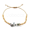 Natural Gemstones Adjustable Bracelets VY0463-6-1