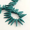 Dyed Synthetical Turquoise Bead Strands X-TURQ-Q099-23B-2