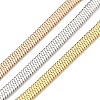 304 Stainless Steel Herringbone Chain Bracelets BJEW-H618-18MC-2