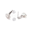 925 Sterling Silver Studs Earring EJEW-H002-05P-2