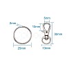 Alloy Swivel Lobster Claw Clasps FIND-TA0001-01P-9