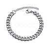 Stainless Steel Cable Chain Braclets PW-WG142A4-05-1