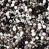 100G Opaque & Transparent Inside Colours 6/0 Glass Seed Beads SEED-TA0001-12A-3