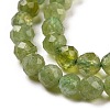 Natural Green Apatite Beads Strands G-C009-A22-4