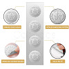 Custom Round Silver Foil Embossed Picture Stickers DIY-WH0503-005-3