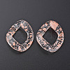 Transparent Acrylic Linking Rings OACR-N009-015A-B11-3