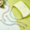 WADORN 4Pcs 4 Colors Candy AB Colored Round Plastic Beaded Bag Handle DIY-WR0001-77-5