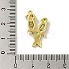 Brass Enamel Micro Pave Cubic Zirconia Pendants KK-Z042-17G-02-3