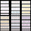 CRASPIRE 3 Sets 3 Colors Paper Hollow Lace Scrapbook Paper Pads Sets DIY-CP0008-93A-1