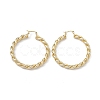 Rack Plating Brass Hoop Earrings for Women EJEW-A088-24G-2