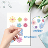 8 Sheets 8 Styles PVC Waterproof Wall Stickers DIY-WH0345-129-3