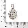 Alloy Bead Cage Pendants FIND-M012-01O-P-3