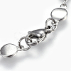 304 Stainless Steel Link Chains Necklaces NJEW-F242-06P-3
