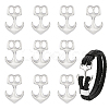 Unicraftale 10Pcs 304 Stainless Steel Hook Clasps STAS-UN0047-12-1