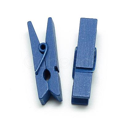 Dyed Wooden Craft Pegs Clips WOOD-R249-013B-1