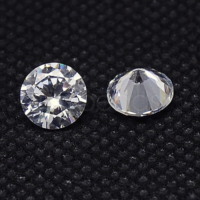 Diamond Shape Grade AAA Cubic Zirconia Cabochons X-ZIRC-J013-01-4mm-1