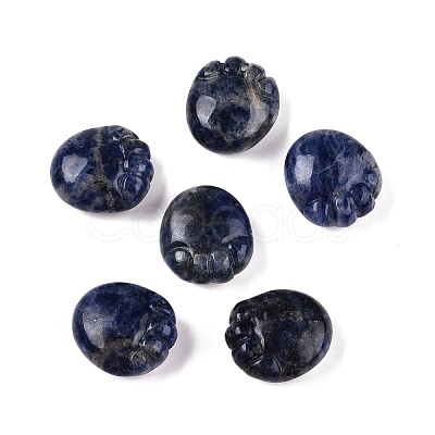 Natural Sodalite Footprint Figurines DJEW-N003-02C-1