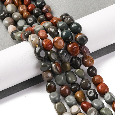 Natural Ocean Jasper Beads Strands G-G146-A12-01-1