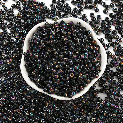 Iris Glass Seed Beads SEED-Z001-C-D08-1