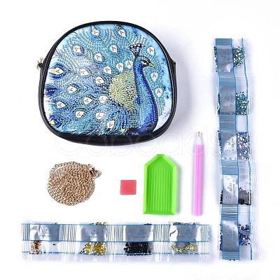 DIY Diamond Painting Stickers Kits For Bag Making DIY-F054-14-1