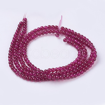 Spray Painted Crackle Glass Beads Strands CCG-Q002-4mm-08-1