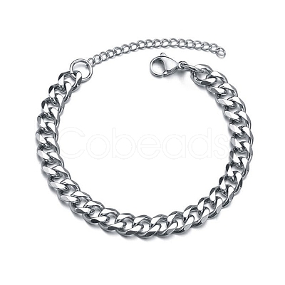 Stainless Steel Cable Chain Braclets PW-WG142A4-05-1