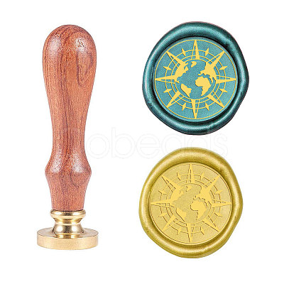 Wax Seal Stamp Set AJEW-WH0131-629-1