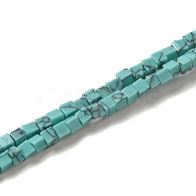 Synthetic Turquoise Beads Strands G-B064-A45-1