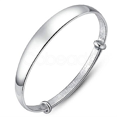 Women's Trendy Brass Smooth Bracelets for Women BJEW-BB59815-A-1