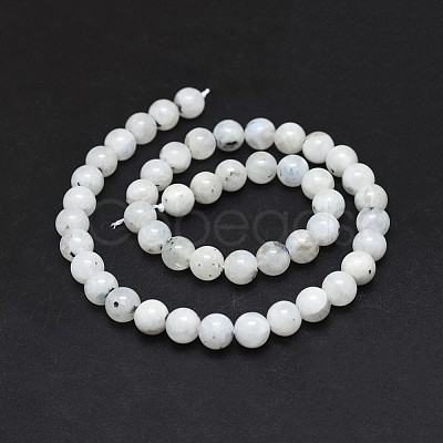 Natural Rainbow Moonstone Beads Strands G-I249-B04-02-1