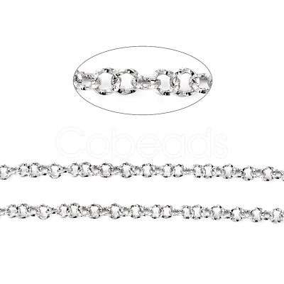 Tarnish Resistant 304 Stainless Steel Rolo Chains CHS-P014-01P-1